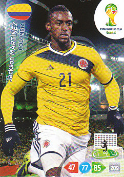 Jackson Martinez Colombia Panini 2014 World Cup #85